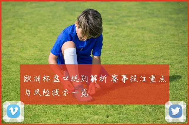 欧洲杯盘口规则解析 赛事投注重点与风险提示一览